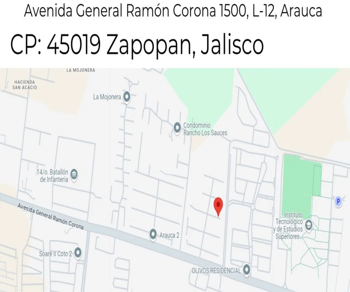 Terreno En Venta,Valle Real,Avenida General Ramón Corona 1500 12, Zapopan, Jalisco 45134,Avenida General Ramón Corona,pmTKAVp Terreno En Venta,Valle Real,Avenida General Ramón Corona 1500 12, Zapopan, Jalisco 45134,Avenida General Ramón Corona,pmTKAVp