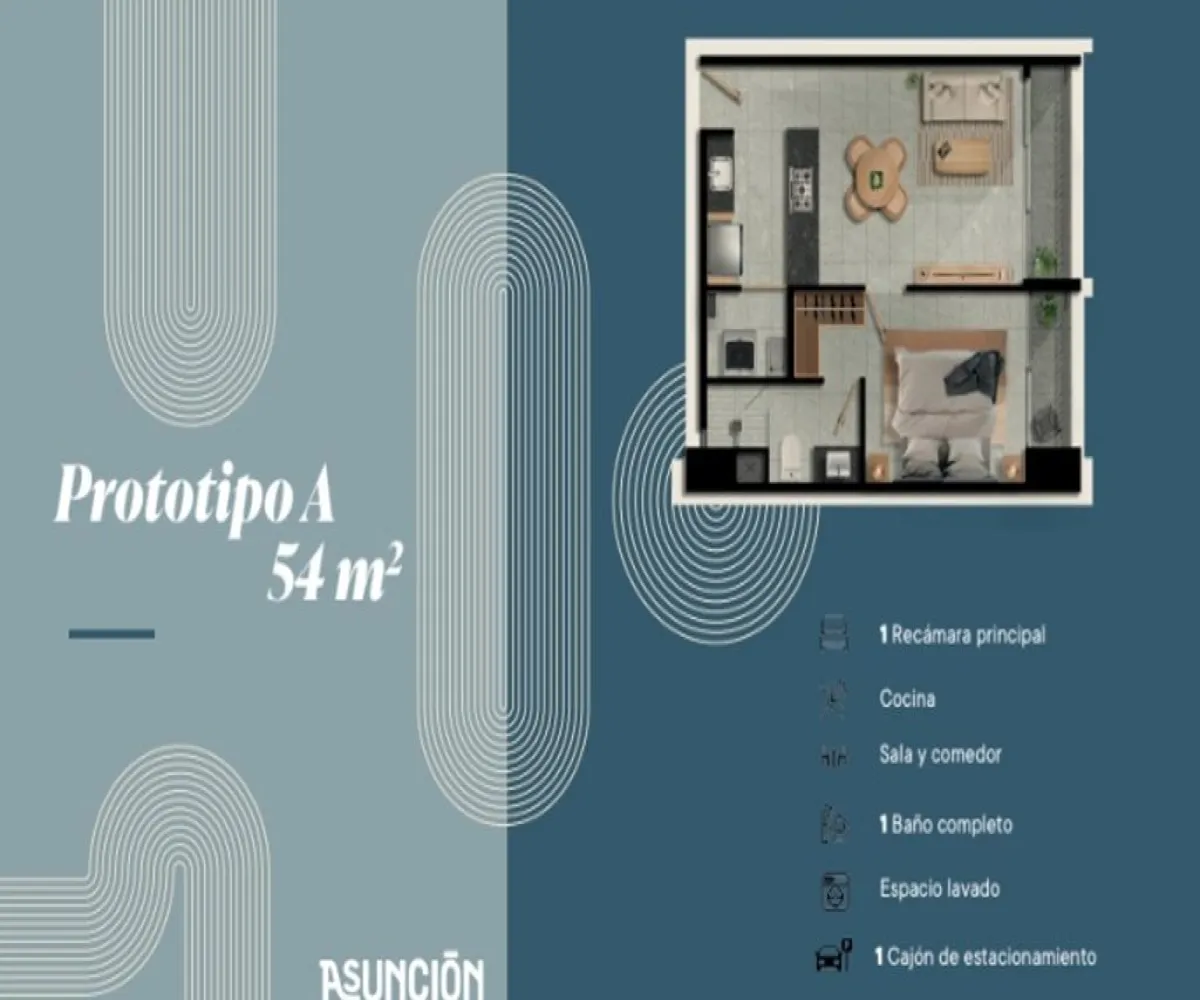 Departamento En Venta,Colomos Providencia,Calle Asunción 1, Guadalajara, Jalisco 44660, 2 Habitaciones,2 Baños,Calle Asunción,1,pUHYUps