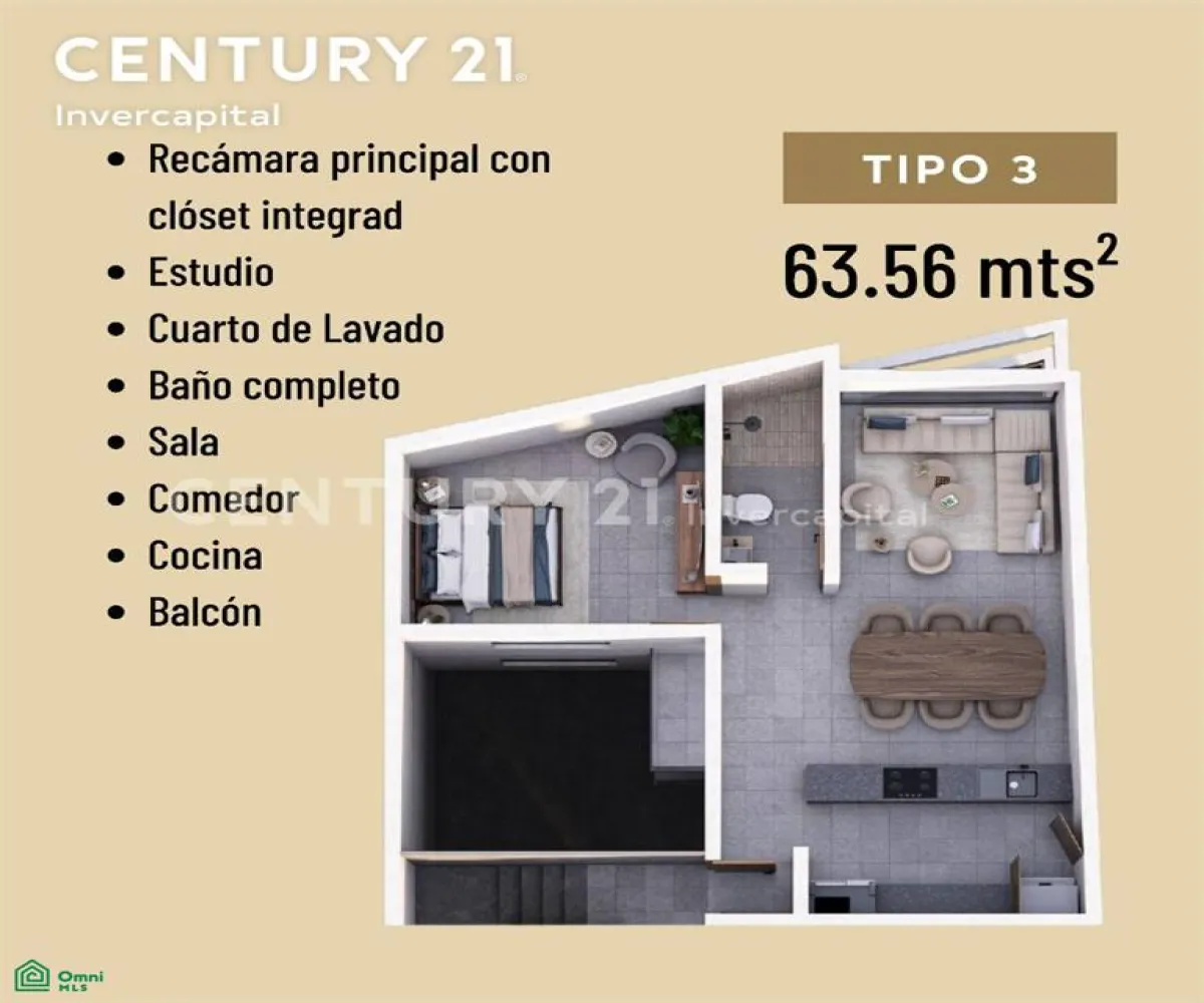 En Venta,Vallarta Universidad,Dante Alighieri 520, Zapopan, Jalisco 45110, 1 Cuarto,1 Baño,Dante Alighieri,3,MX25705484