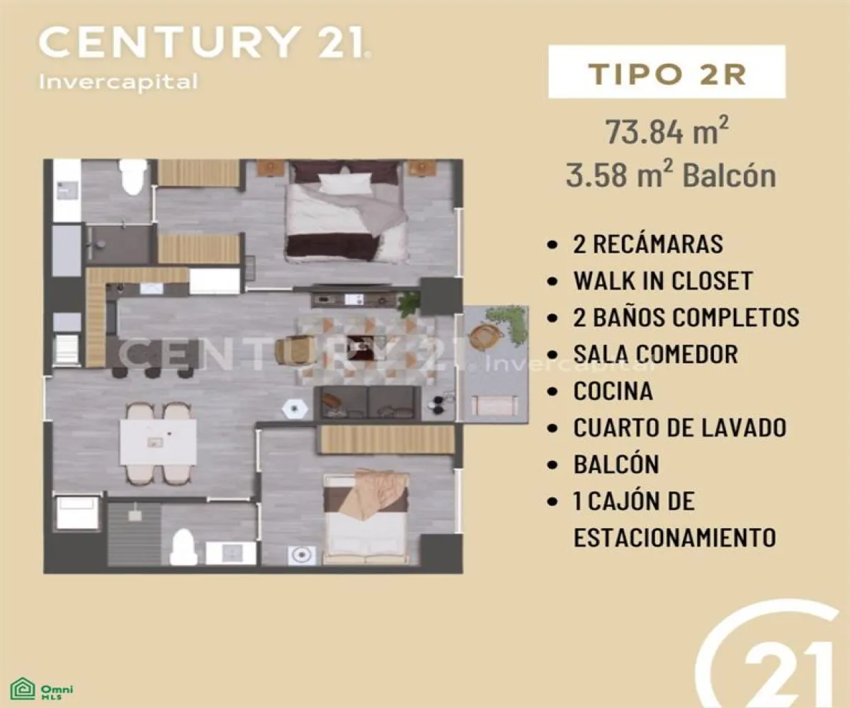 Departamento En Venta,Zapopan Centro,Prol. Av. Americas 308, Zapopan, Jalisco 45100, 1 Cuarto,1 Baño,Prol. Av. Americas,MX25719696