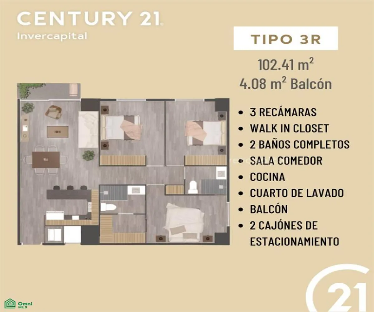Departamento En Venta,Zapopan Centro,Prol. Av. Americas 308, Zapopan, Jalisco 45100, 1 Cuarto,1 Baño,Prol. Av. Americas,MX25719696