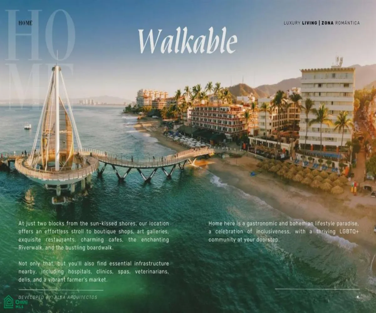 En Venta,Emiliano Zapata,HOM Unit 603, Puerto Vallarta, Jalisco 48380, 2 Habitaciones,2 Baños,HOM,3,MX25915439