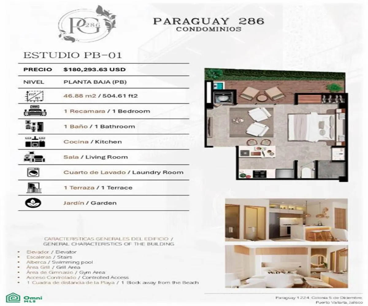 En Venta,5 de Diciembre,Paraguay 1224, Puerto Vallarta, Jalisco 48350,1 Baño,Paraguay,3,MX25929297