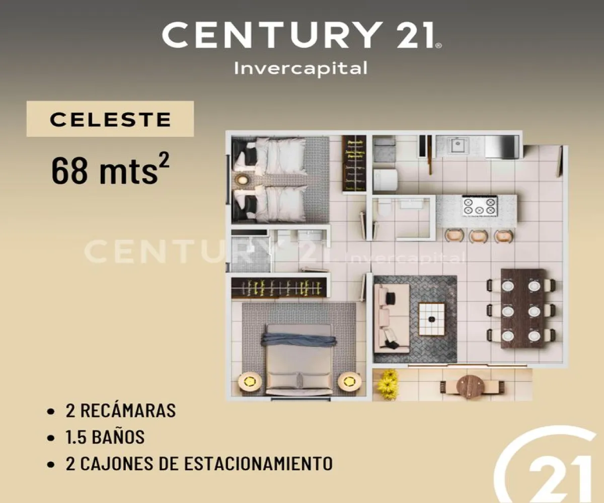 Departamento En Venta,Francisco Sarabia,Calle Anastasio Bustamante 1400, Zapopan, Jalisco 45236, 3 Habitaciones,2 Baños,Calle Anastasio Bustamante,1,plPHHHj