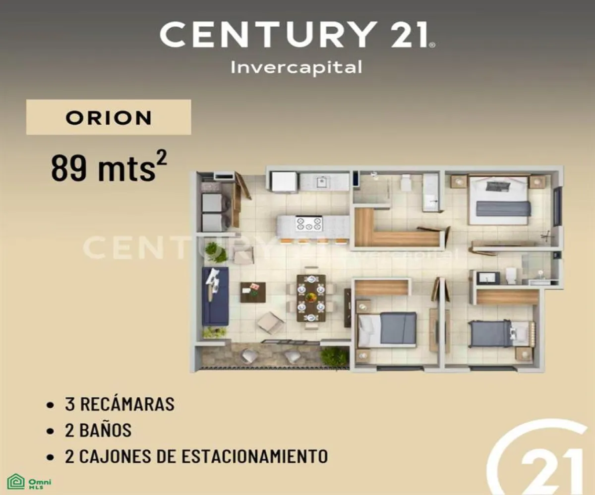 En Venta,Francisco Sarabia,Anastasio Bustamante 1400, Dpto. 89 m2, Zapopan, Jalisco 45236, 3 Habitaciones,2 Baños,Anastasio Bustamante,3,MX25950759