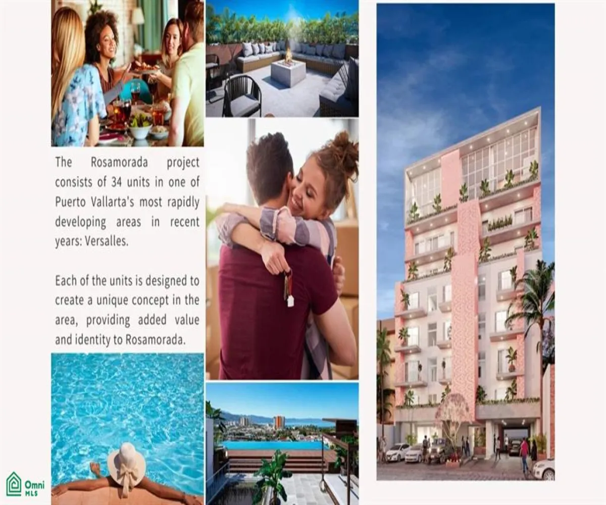En Venta,Versalles,ROSA Unit G-04, Puerto Vallarta, Jalisco 48310, 2 Habitaciones,2 Baños,ROSA,3,MX25955166