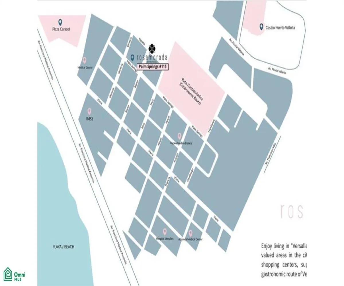 En Venta,Versalles,ROSA Unit G-04, Puerto Vallarta, Jalisco 48310, 2 Habitaciones,2 Baños,ROSA,3,MX25955166