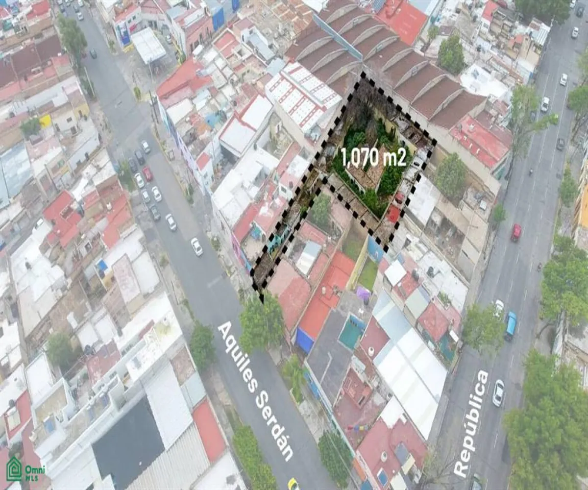 Terreno En Venta,La Perla,Aquiles Serdán 480, Guadalajara, Jalisco 44360,Aquiles Serdán,MX25957027