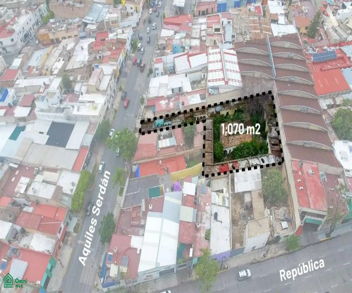 Terreno En Venta,La Perla,Aquiles Serdán 480, Guadalajara, Jalisco 44360,Aquiles Serdán,MX25957027