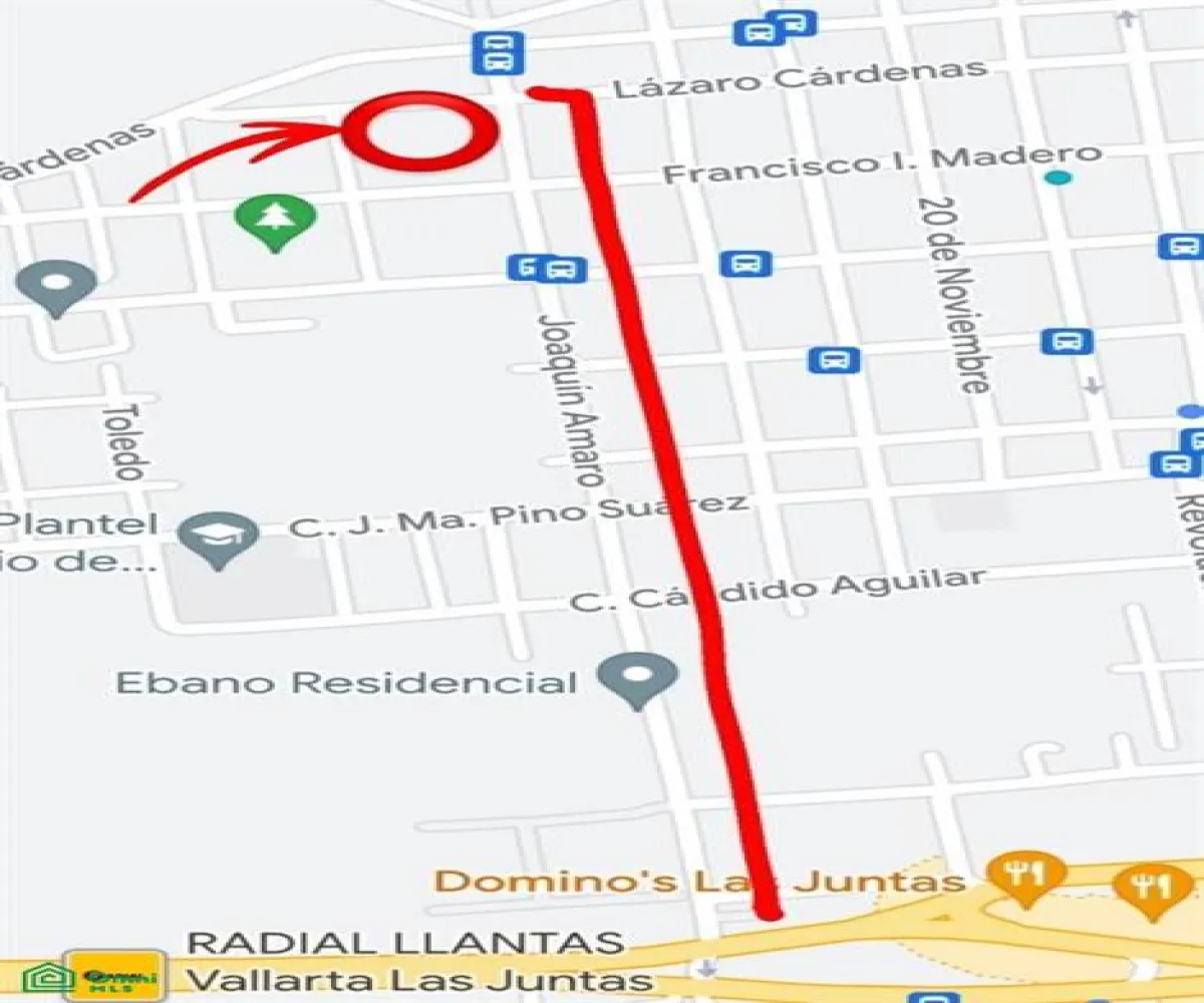 Terreno En Venta,De las Juntas Delegación,Lazaro Cardenas 581, Puerto Vallarta, Jalisco 48291,Lazaro Cardenas,MX25958844