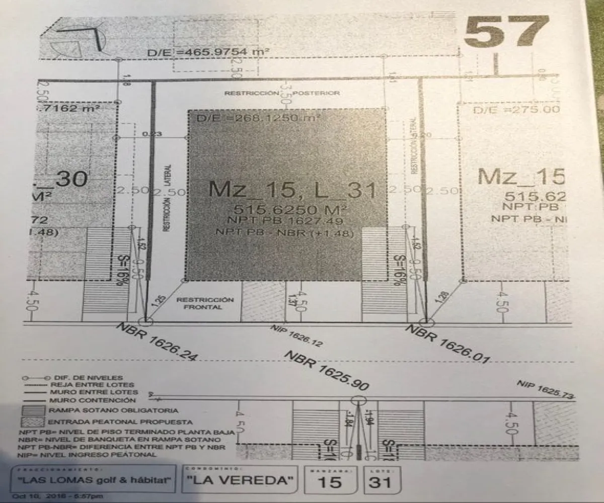 Terreno En Venta,Avenida de las Lomas S/N, Zapopan, Jalisco 45019,Avenida de las Lomas,pl7YoQP