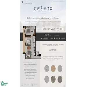 Departamento En Venta,Valle Real,Av. Valle de atemajac 2445-20, Zapopan, Jalisco 45138, 2 Habitaciones,2 Baños,Av. Valle de atemajac,MX23429081