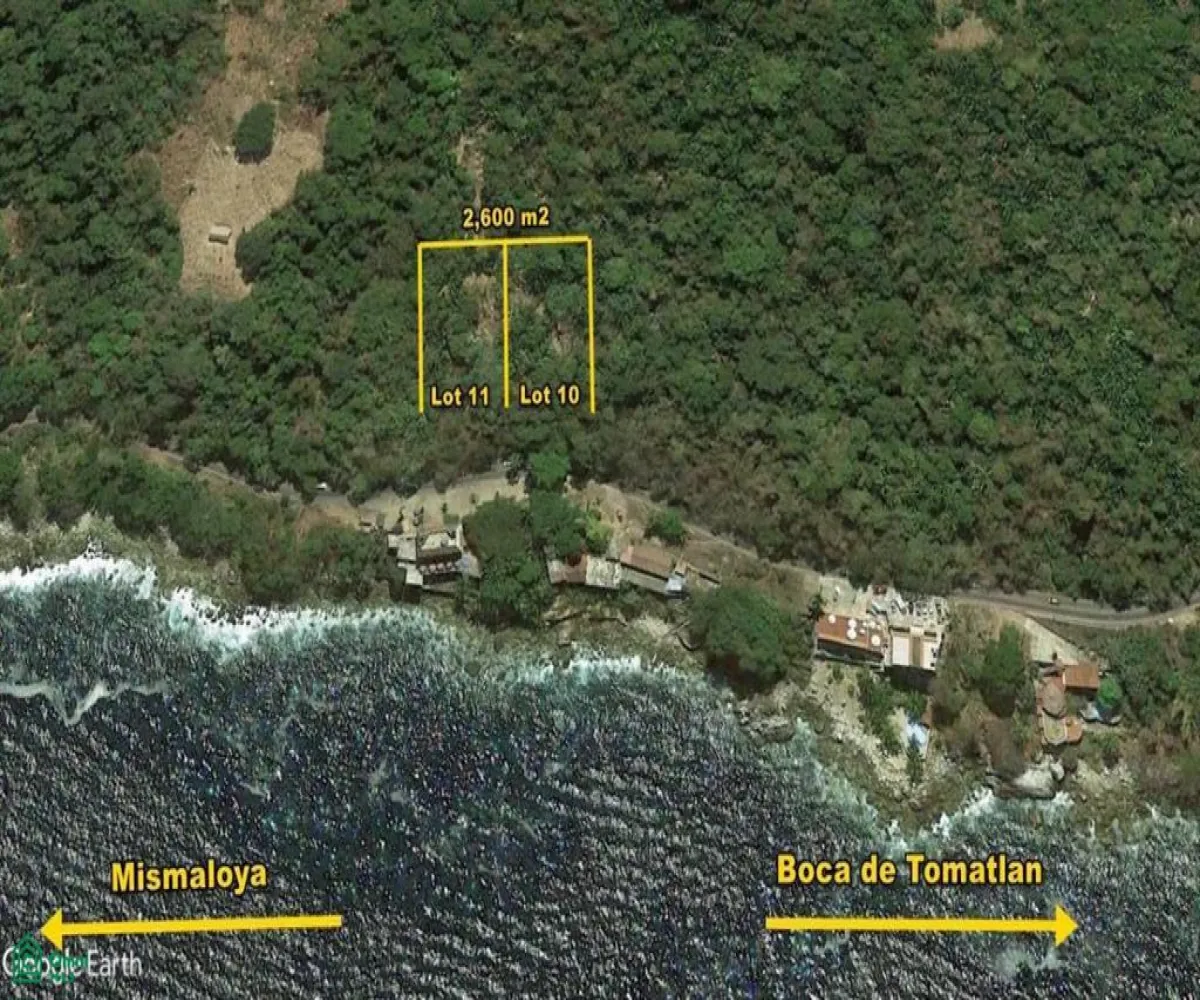 Terreno En Venta,Boca de Tomatlán,Carretera 200, lote #10 y #11 26, Puerto Vallarta, Jalisco 48292,Carretera 200, lote #10 y #11,MX24705404