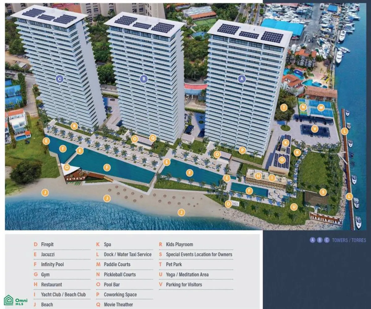 Departamento En Venta,Marina Vallarta,Av Paseo de la Marina Sur 355 Unidad A-23-02, Puerto Vallarta, Jalisco 48354, 3 Habitaciones,4 Baños,Av Paseo de la Marina Sur 355,3,MX24725679