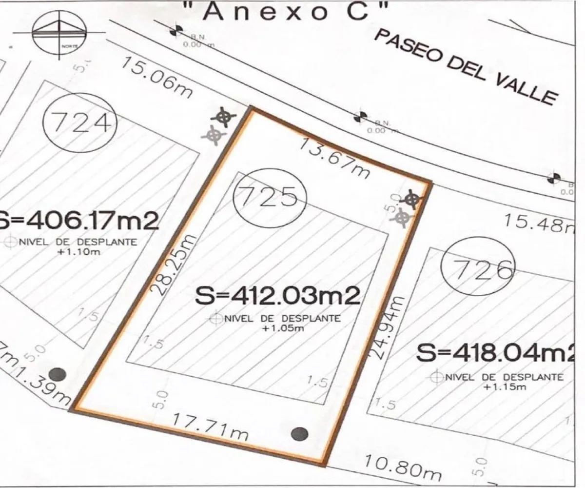 Terreno En Venta,El Palomar,Paseo del Valle 725, Tlajomulco de Zúñiga, Jalisco 45643, Paseo del Valle ,pOgaegw
