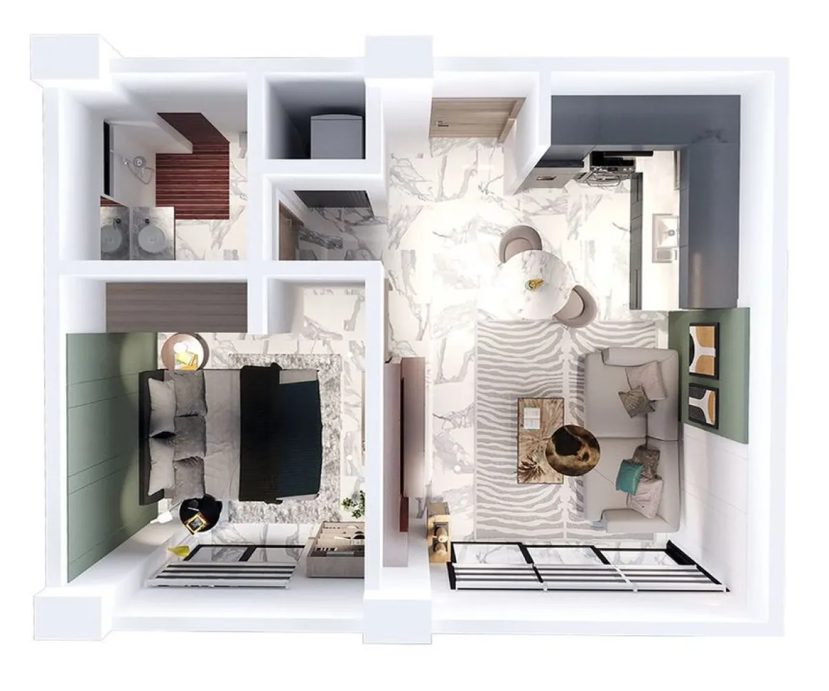 Departamento En Venta,Mezquitan,Avenida Manuel Ávila Camacho 1229, Guadalajara, Jalisco 44260, 1 Cuarto,1 Baño,Avenida Manuel Ávila Camacho,1,pSGKkJZ