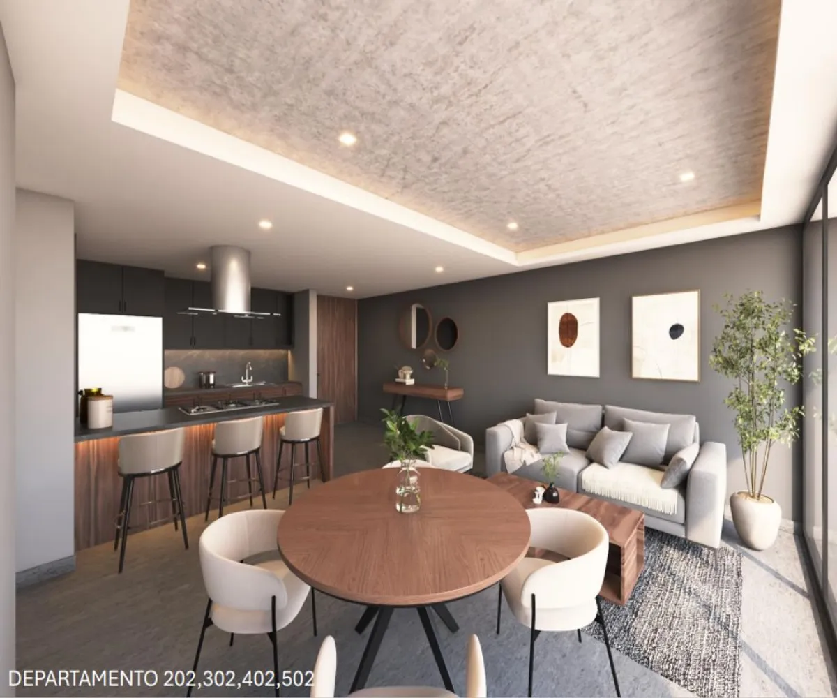 Departamento En Venta,Italia Providencia,Ontario 1, Guadalajara, Jalisco 44648, 2 Habitaciones,2 Baños,Ontario,1,pJ31Pem