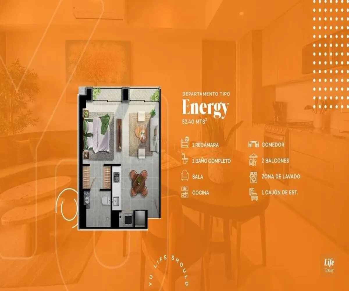 Departamento En Venta,Lomas del Country,Avenida Plan de San Luis 2058, Guadalajara, Jalisco 44610, 1 Cuarto,1 Baño,Avenida Plan de San Luis,1,p8t0qE6