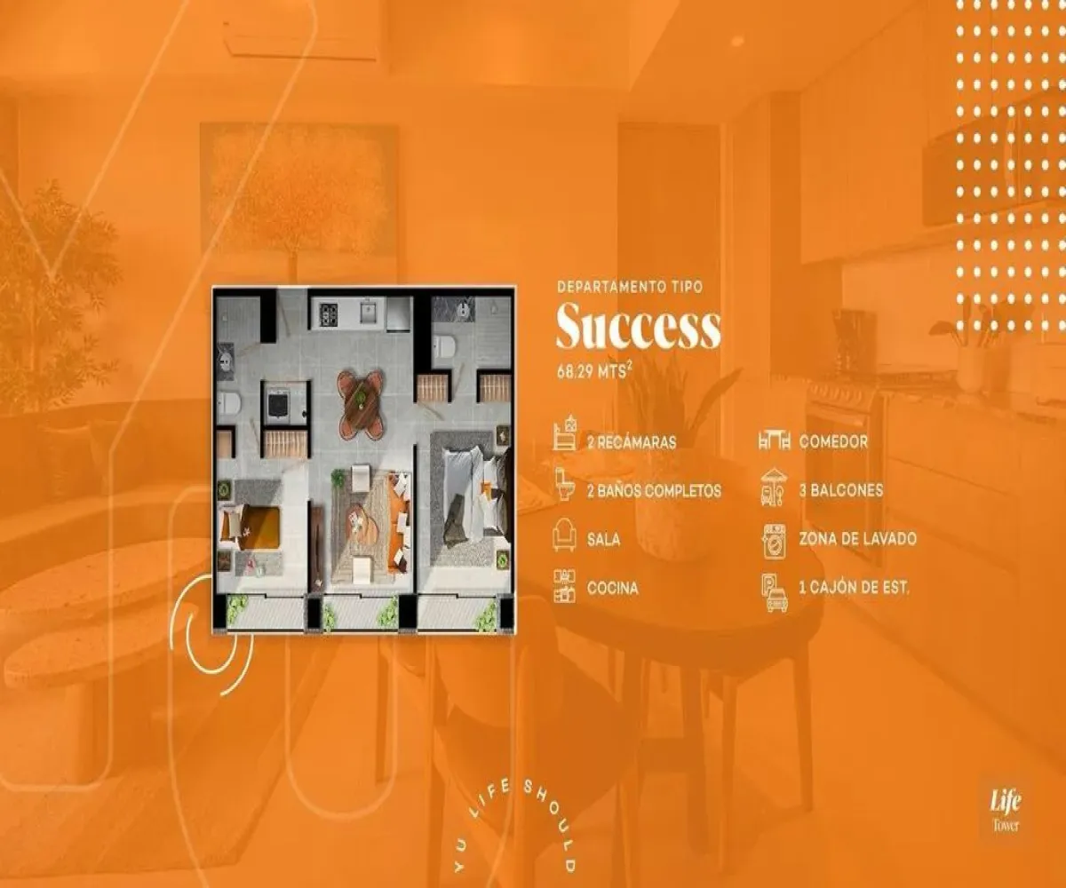 Departamento En Venta,Lomas del Country,Avenida Plan de San Luis 2058, Guadalajara, Jalisco 44610, 1 Cuarto,1 Baño,Avenida Plan de San Luis,1,p8t0qE6