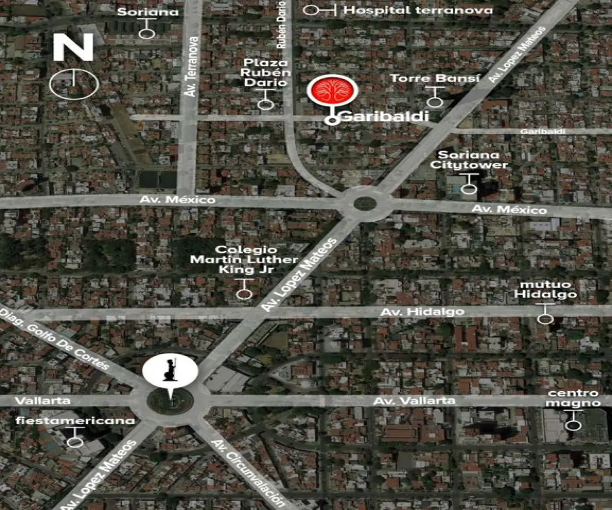 Departamento En Venta,Circunvalación Vallarta,Calle Garibaldi 2655, Guadalajara, Jalisco 44680, 1 Cuarto,1 Baño,Calle Garibaldi,1,pSAMTM9