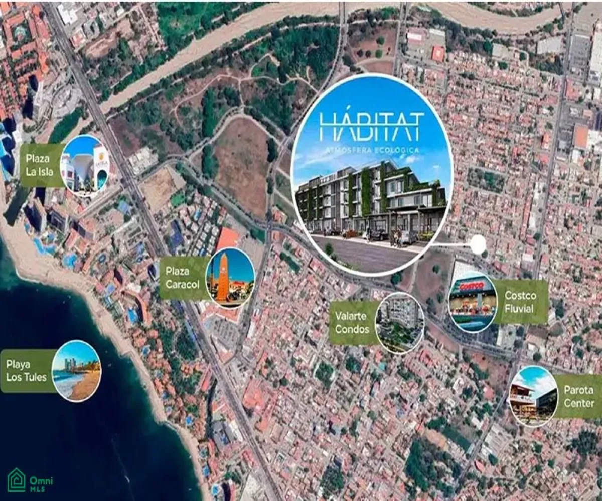 Departamento En Venta,Fraccionamiento Residencial Fluvial Vallarta,Avenida Jesús Rodríguez Barba 124, Puerto Vallarta, Jalisco 48312, 2 Habitaciones,2 Baños,Avenida Jesús Rodríguez Barba,MX25981633