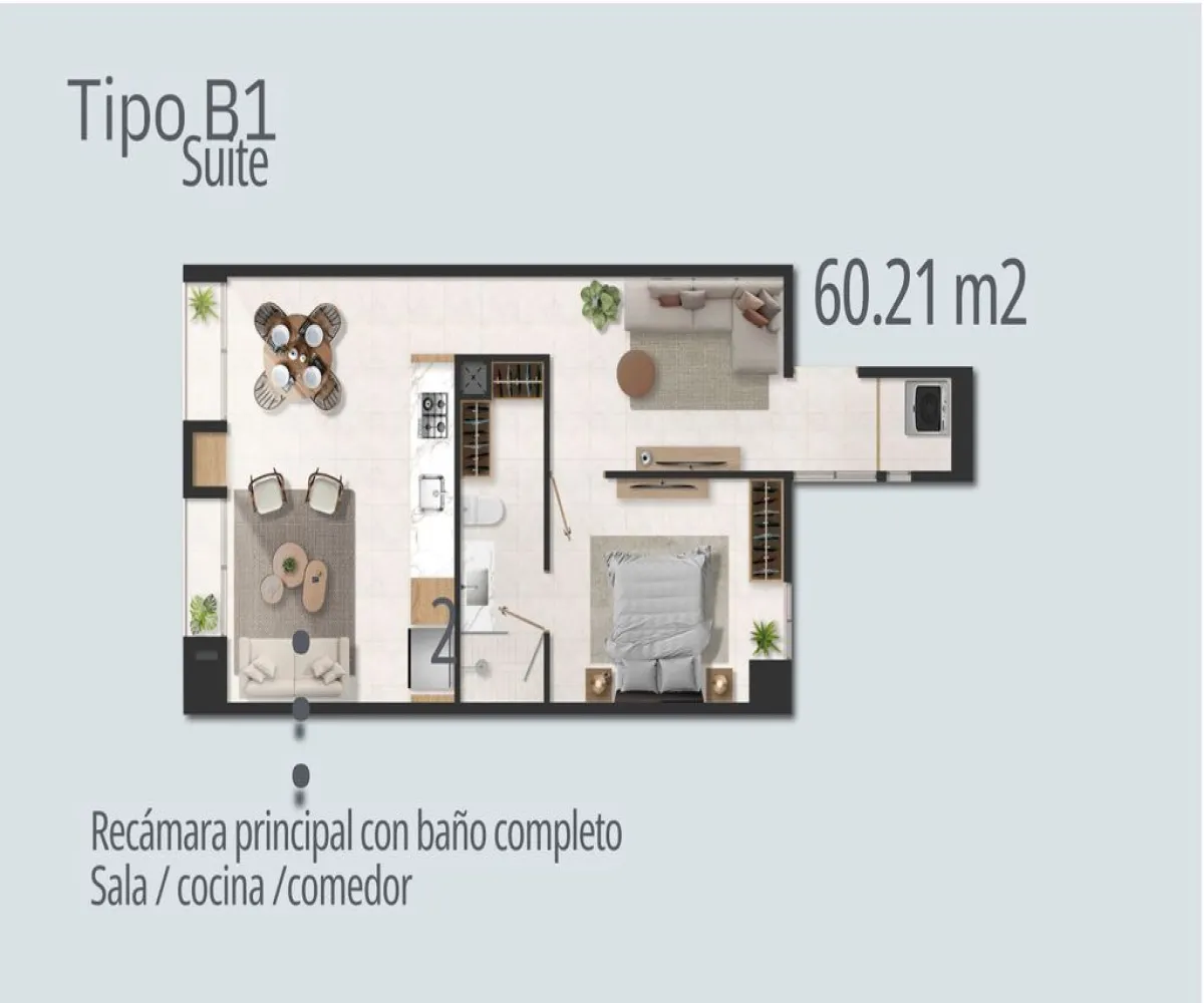 Departamento En Venta,Ladron De Guevara,Calle Severo Díaz 129, Guadalajara, Jalisco 44130, 1 Cuarto,1 Baño,Calle Severo Díaz,1,pkJXLMK