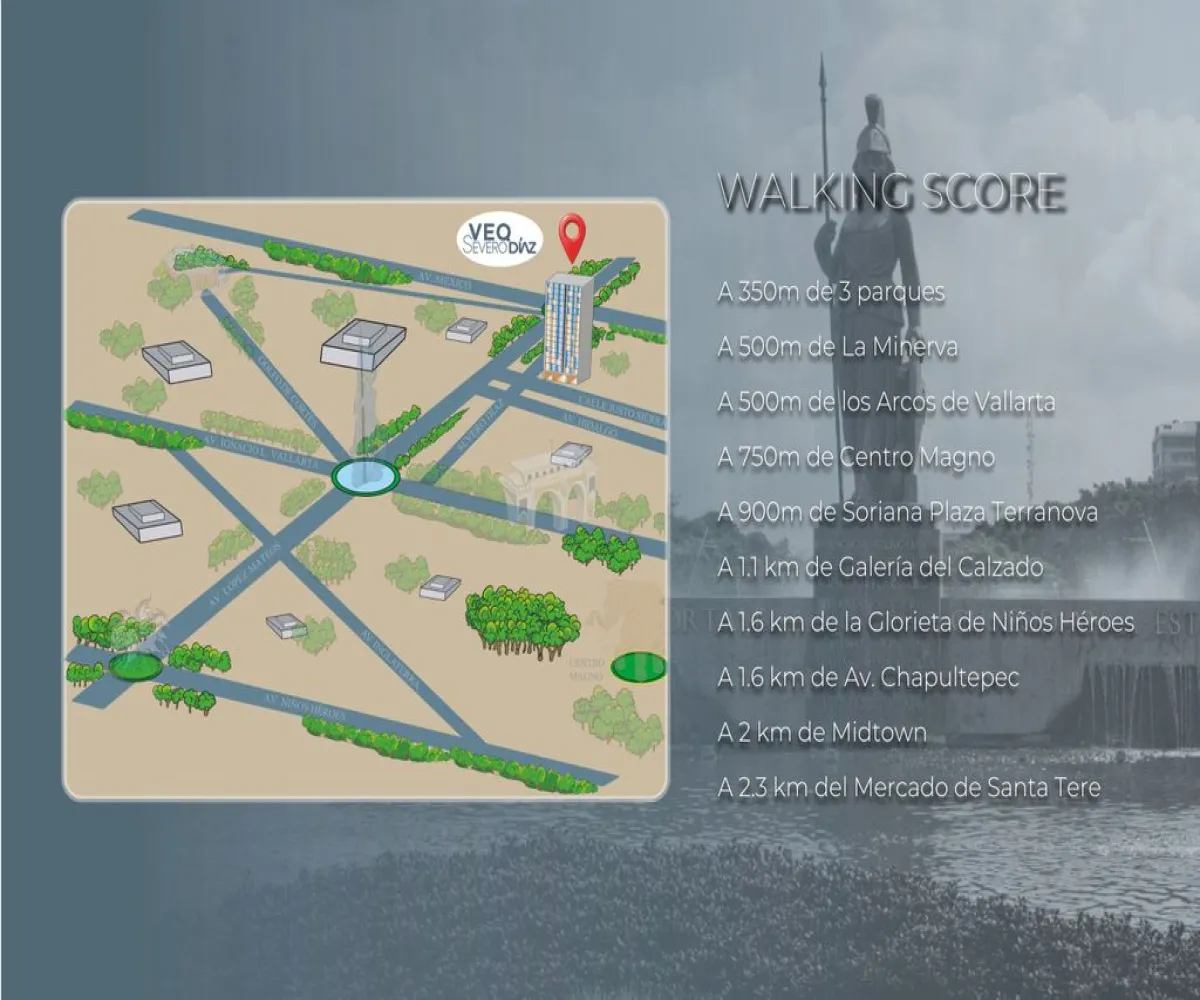 Departamento En Venta,Ladron De Guevara,Calle Severo Díaz 129, Guadalajara, Jalisco 44130, 2 Habitaciones,2 Baños,Calle Severo Díaz,1,pWRjAGl