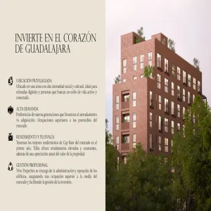 Departamento En Venta,Moderna,Calzada del Federalismo Sur 870, Guadalajara, Jalisco 44190, 1 Cuarto,1 Baño,Calzada del Federalismo Sur,1,pYTtPkL