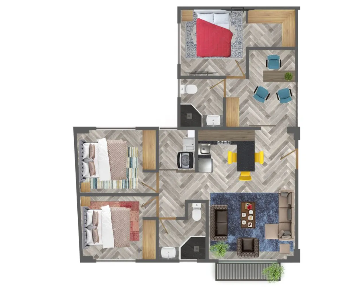 Departamento En Venta,Granja,av circunvalación poniente 676 102, Zapopan, Jalisco 45010, 3 Habitaciones,1 Baño,av circunvalación poniente,1,pV9p14U