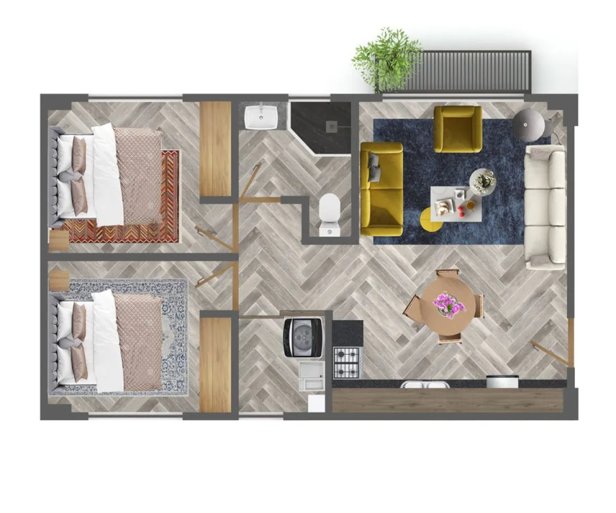 Departamento En Venta,Granja,av circunvalación poniente 676 102, Zapopan, Jalisco 45010, 3 Habitaciones,1 Baño,av circunvalación poniente,1,pV9p14U