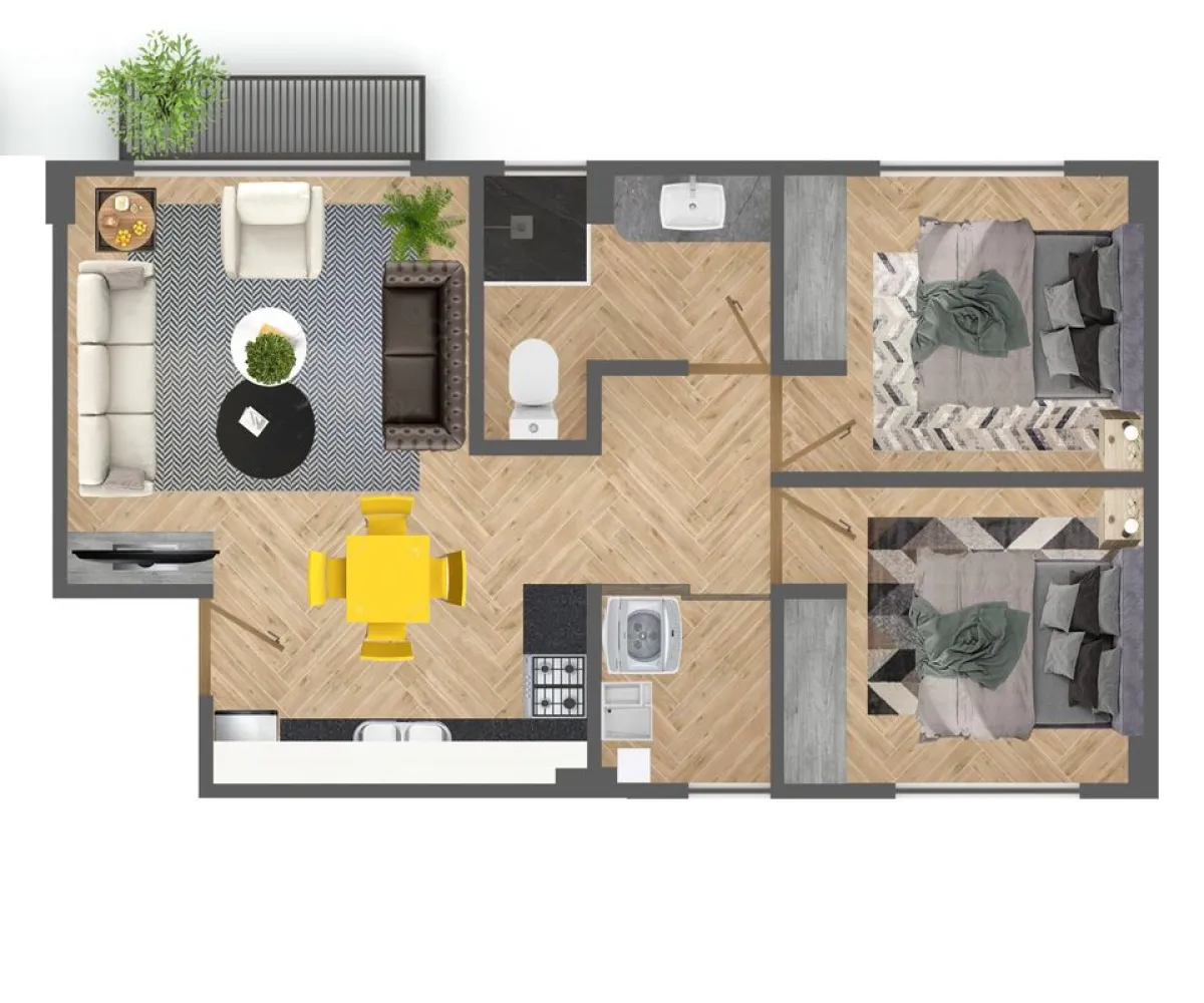 Departamento En Venta,Granja,av circunvalación poniente 676 102, Zapopan, Jalisco 45010, 3 Habitaciones,1 Baño,av circunvalación poniente,1,pV9p14U