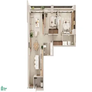 Departamento En Venta,Las Aralias,27. 105MIDTOWN 6D, Puerto Vallarta, Jalisco 48328, 2 Habitaciones,2 Baños,27. 105MIDTOWN,3,MX251013308