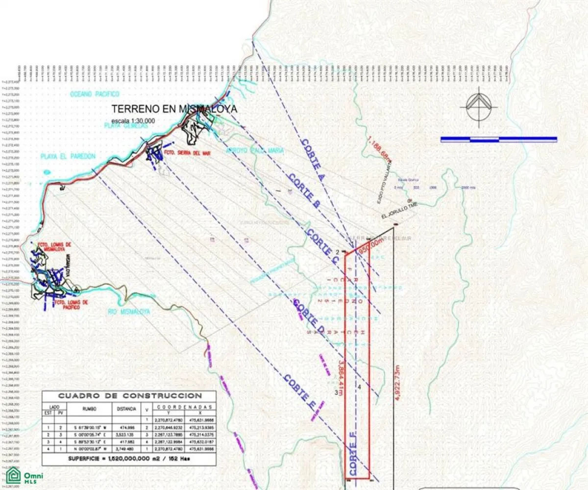 Terreno En Venta,Mismaloya,PALO MARIA FRACCION 2, Puerto Vallarta, Jalisco 48294,PALO MARIA,MX251014298