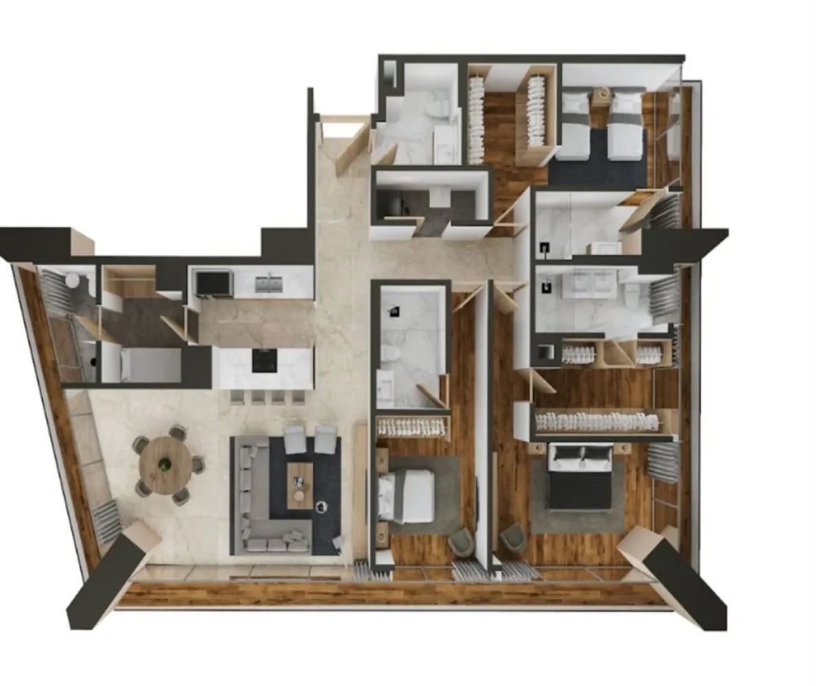 Departamento En Venta,Puerta de Hierro,Avenida Empresarios 62, Zapopan, Jalisco 45116, 3 Habitaciones,4 Baños,Avenida Empresarios,1,pPEVdUW