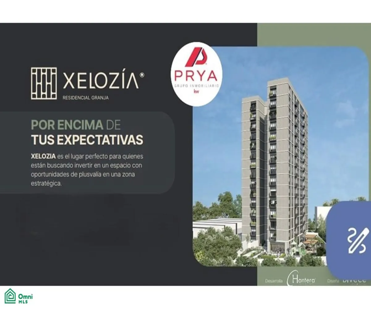 Departamento En Venta,Ciudad Granja,Calz. Circunvalacion Pte S/N, Zapopan, Jalisco 45010, 2 Habitaciones,2 Baños,Calz. Circunvalacion Pte,MX251021133
