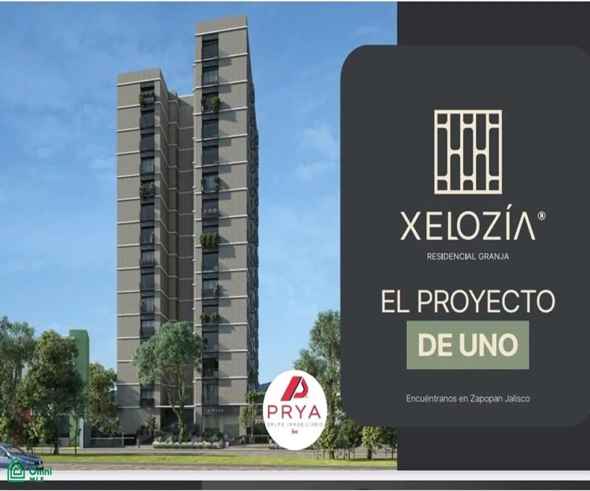 Departamento En Venta,Ciudad Granja,Calz. Circunvalacion Pte S/N, Zapopan, Jalisco 45010, 2 Habitaciones,2 Baños,Calz. Circunvalacion Pte,MX251021141