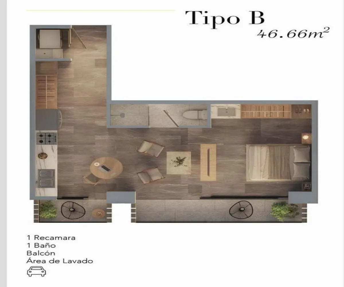 Departamento En Venta,Providencia,São Paulo 2370, Guadalajara, Jalisco 44630, 1 Cuarto,1 Baño,São Paulo,1,pmW1eNN