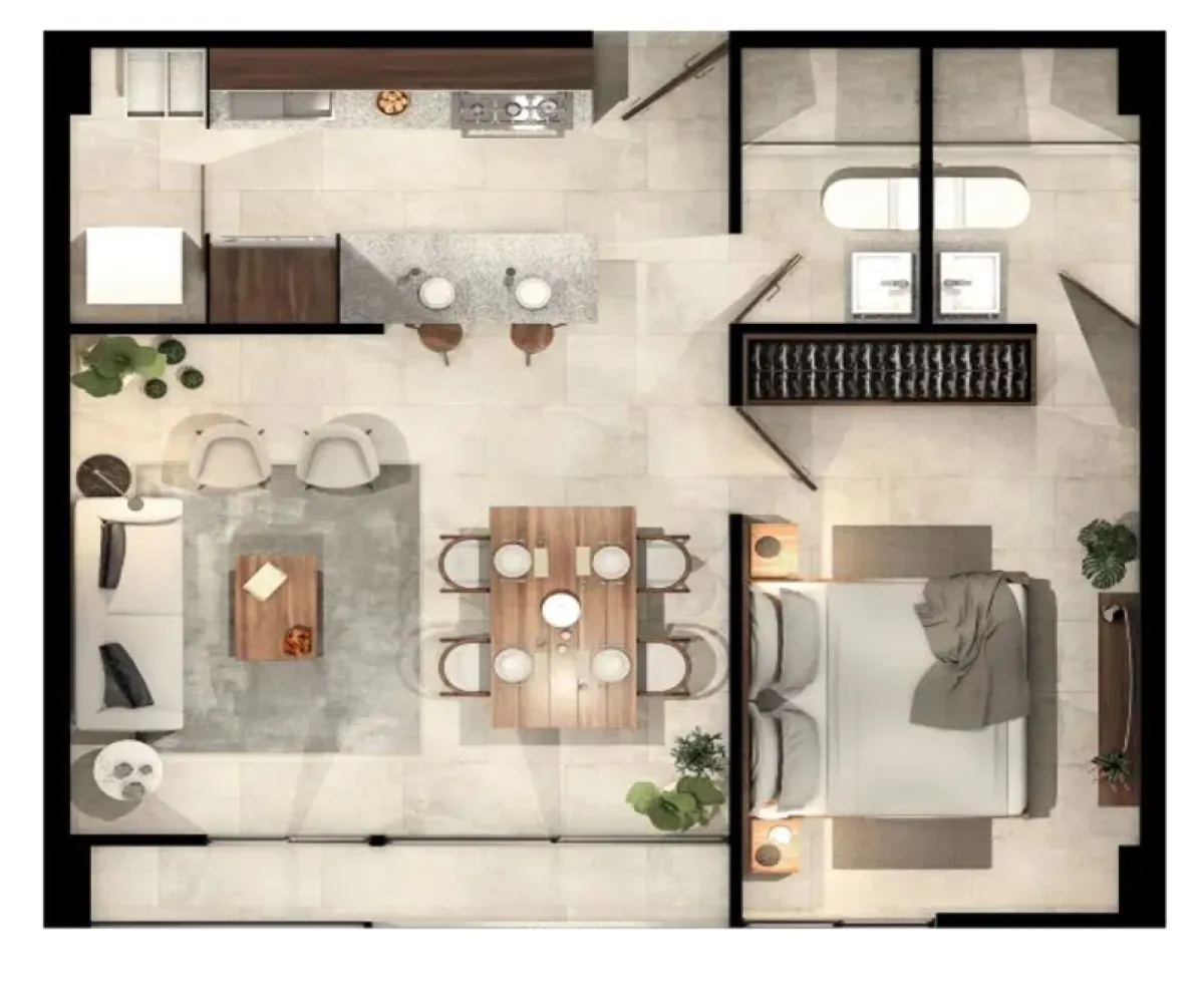 Departamento En Venta,Tepeyac,Avenida Laureles 175, Zapopan, Jalisco 45150, 1 Cuarto,2 Baños,Avenida Laureles,1,pkFGrn8