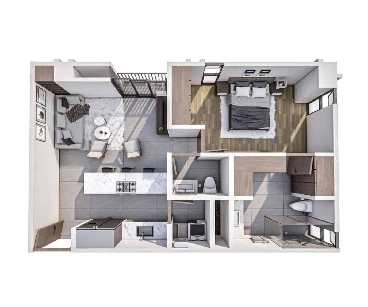 Departamento En Venta,Ladron De Guevara,Avenida Miguel Hidalgo y Costilla 1618 1103, Guadalajara, Jalisco 44600, 1 Cuarto,2 Baños,Avenida Miguel Hidalgo y Costilla,1,pIuenhM