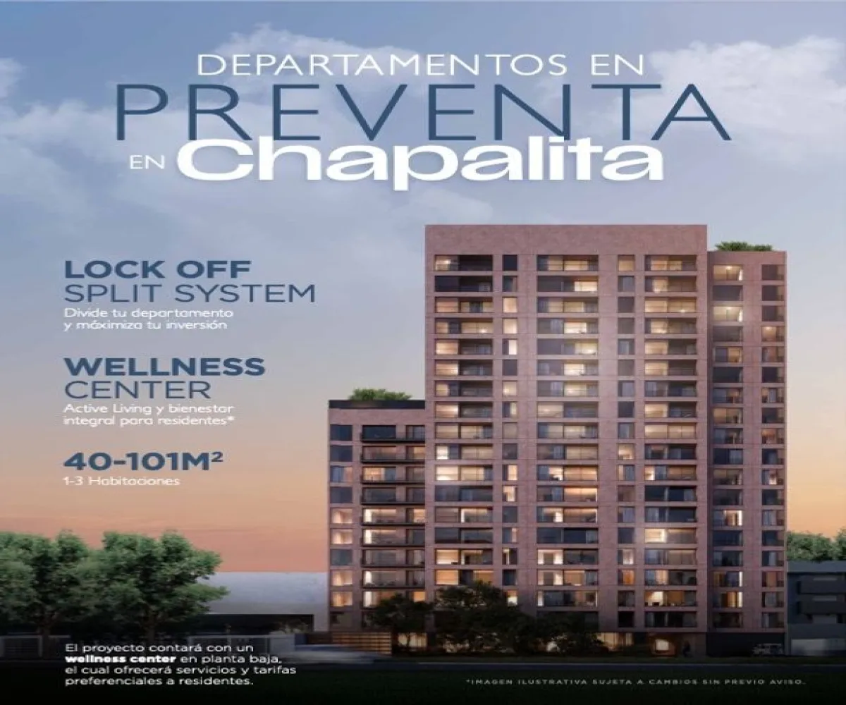 Departamento En Venta,Chapalita,Calzada Lázaro Cárdenas 3540, Guadalajara, Jalisco 44500, 1 Cuarto,1 Baño,Calzada Lázaro Cárdenas,1,pKxkUeu
