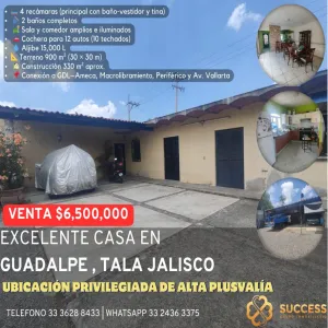 Casa En Venta,Guadalupe,GUADALUPE TALA |, Jal., Jalisco 45307, 4 Habitaciones,2 Baños,GUADALUPE TALA,1,pg5oSzx