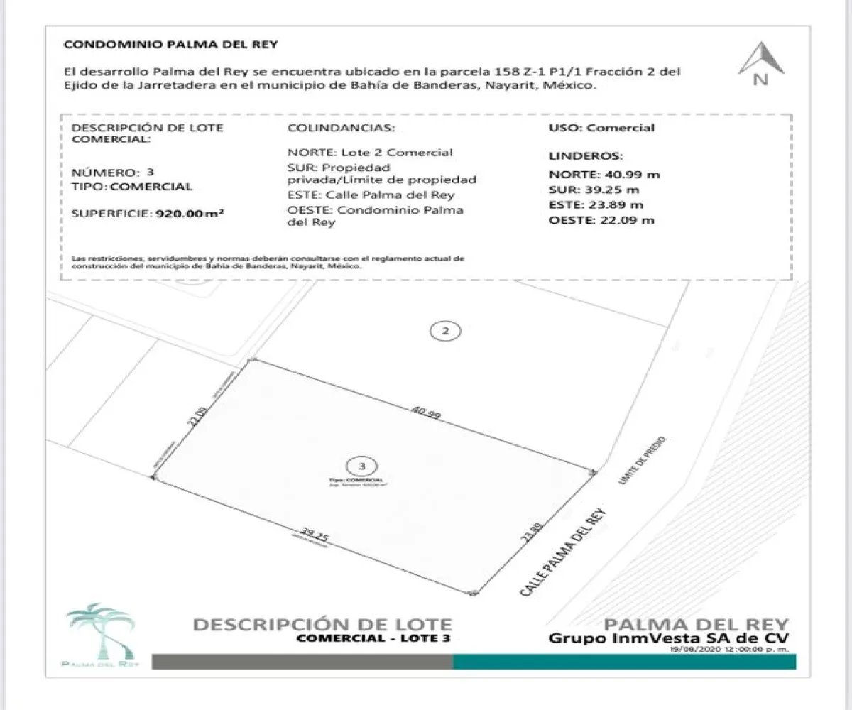 Terreno En Venta,Nuevo Vallarta,palma del rey S/N, Bahía de Banderas, Nayarit 63735,palma del rey,pN5bLye
