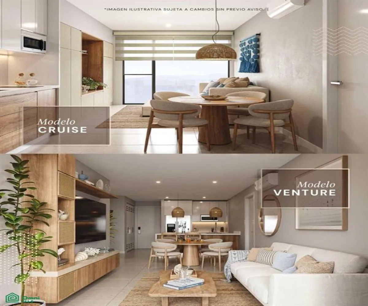 Departamento En Venta,Residencial Fluvial Vallarta,61.The Light H0use VENTURE 516, Puerto Vallarta, Jalisco 48312, 2 Habitaciones,2 Baños,61.The Light H0use,3,MX251040969
