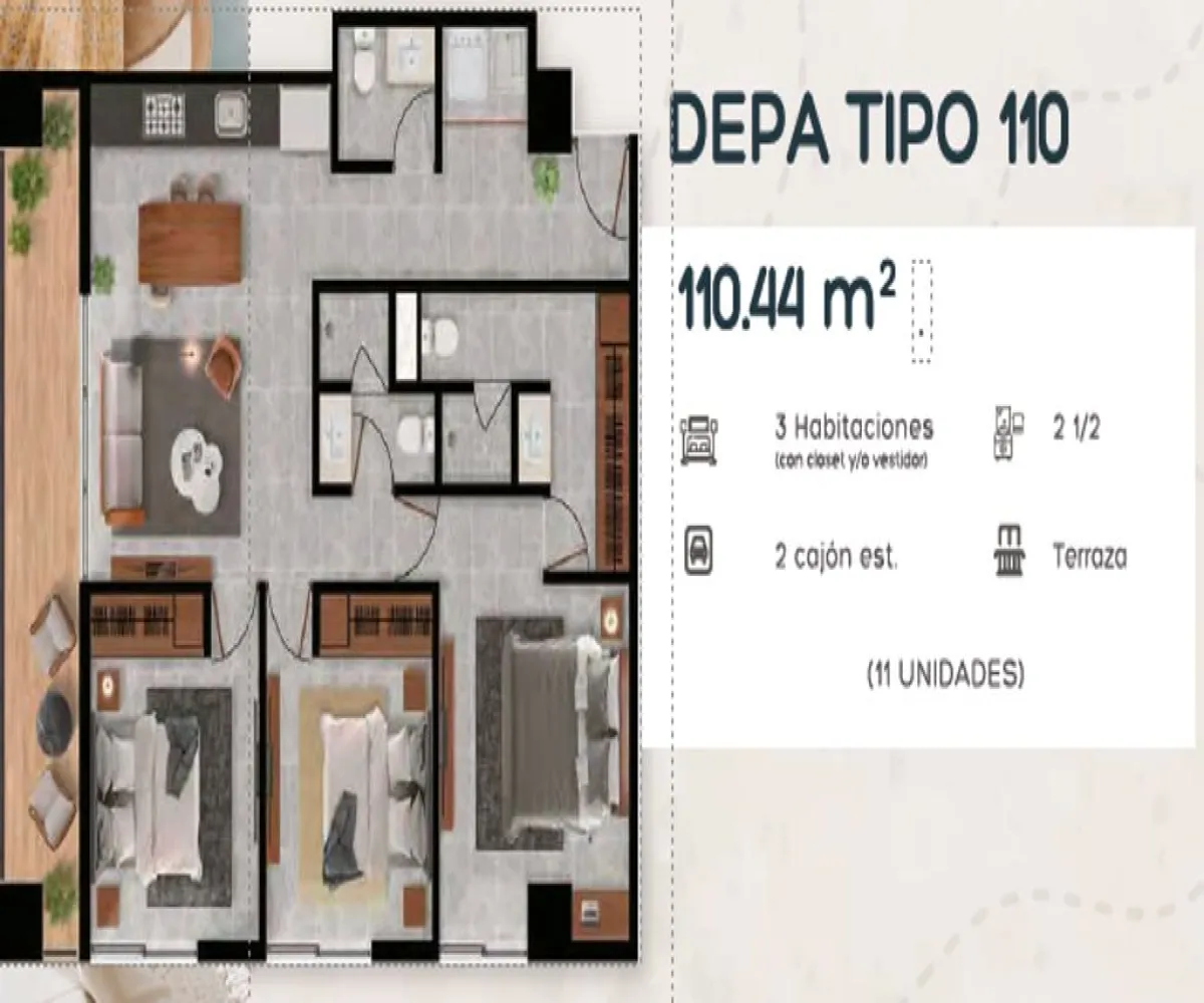 Departamento En Venta,Jardín Real,Avenida Valle de Atemajac 2045, Zapopan, Jalisco 45136, 1 Cuarto,1 Baño,Avenida Valle de Atemajac,1,pc0PKLv
