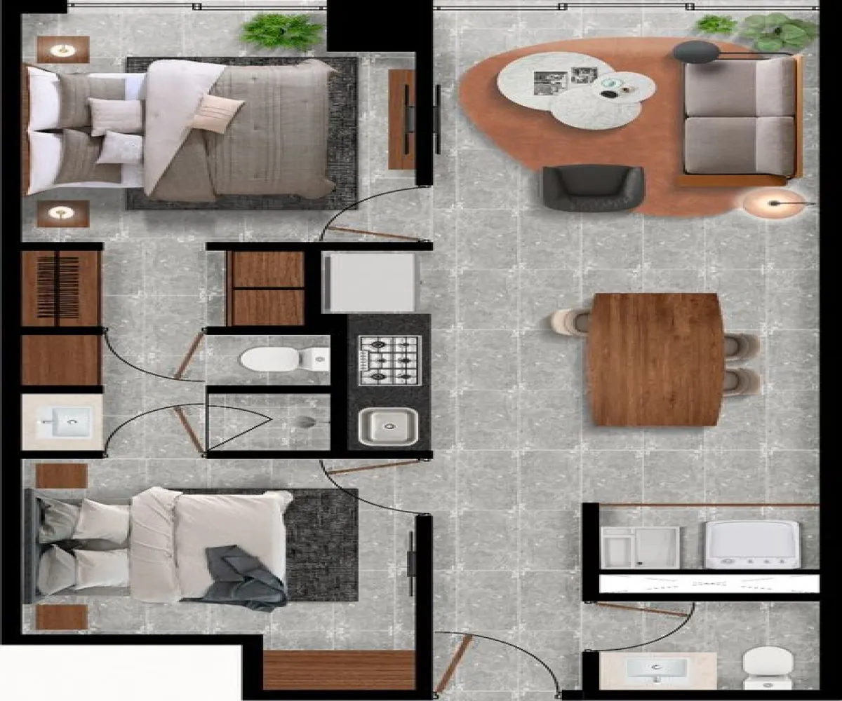 Departamento En Venta,Jardín Real,Avenida Valle de Atemajac 2045, Zapopan, Jalisco 45136, 2 Habitaciones,2 Baños,Avenida Valle de Atemajac,1,pyBAcE4