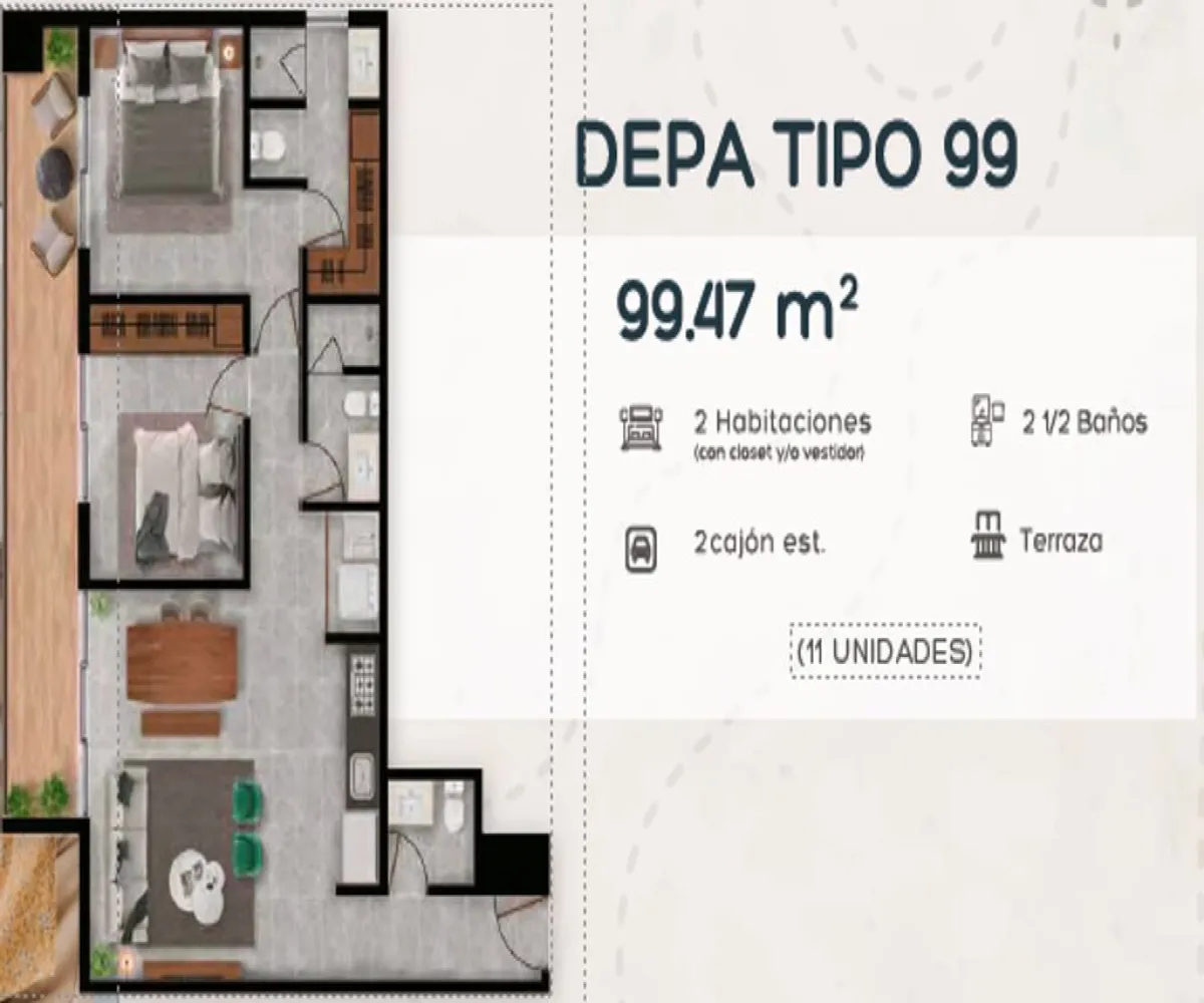 Departamento En Venta,Jardín Real,Avenida Valle de Atemajac 2045, Zapopan, Jalisco 45136, 2 Habitaciones,2 Baños,Avenida Valle de Atemajac,1,pCEb7P0
