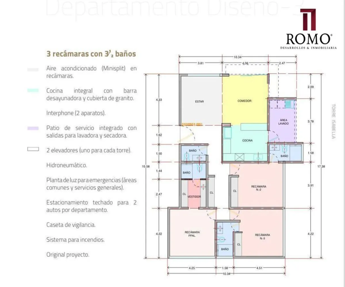 Departamento En Renta,Colomos Providencia,Calle Asunción 1940, Guadalajara, Jalisco 44660, 3 Habitaciones,3 Baños,Calle Asunción,1,piCQUlV