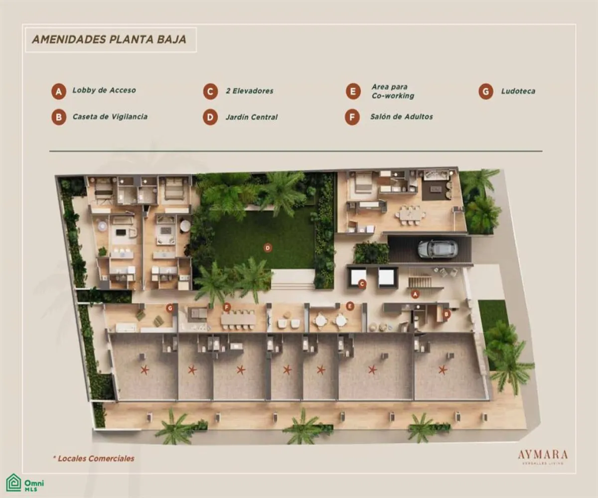 Departamento En Venta,Versalles,52.AMARA 201, Puerto Vallarta, Jalisco 48310, 3 Habitaciones,3 Baños,52.AMARA,MX251042344