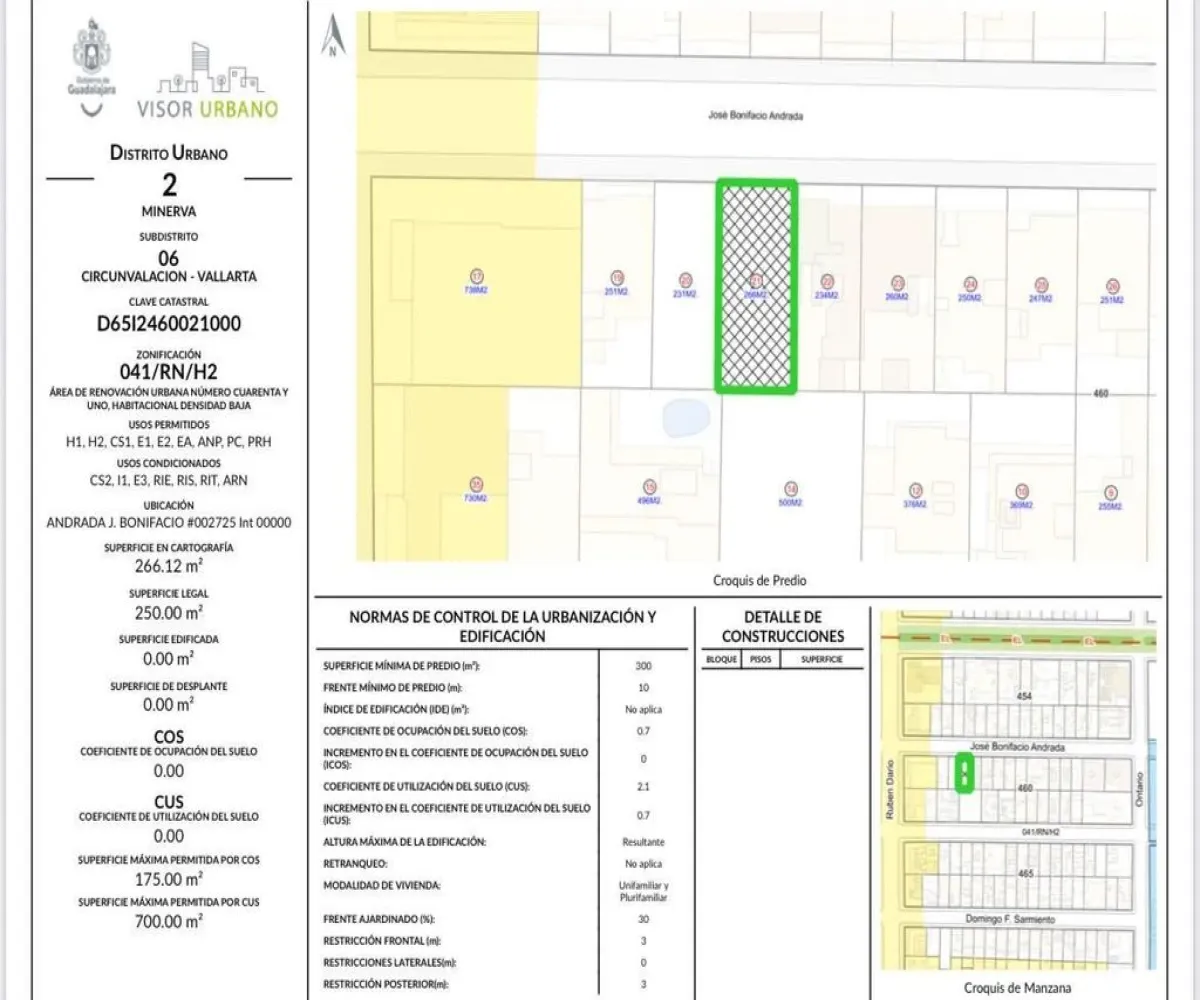Terreno En Venta,Prados Providencia,Calle José Bonifacio Andrada S/N, Guadalajara, Jalisco 44670,Calle José Bonifacio Andrada,pLQLPLc