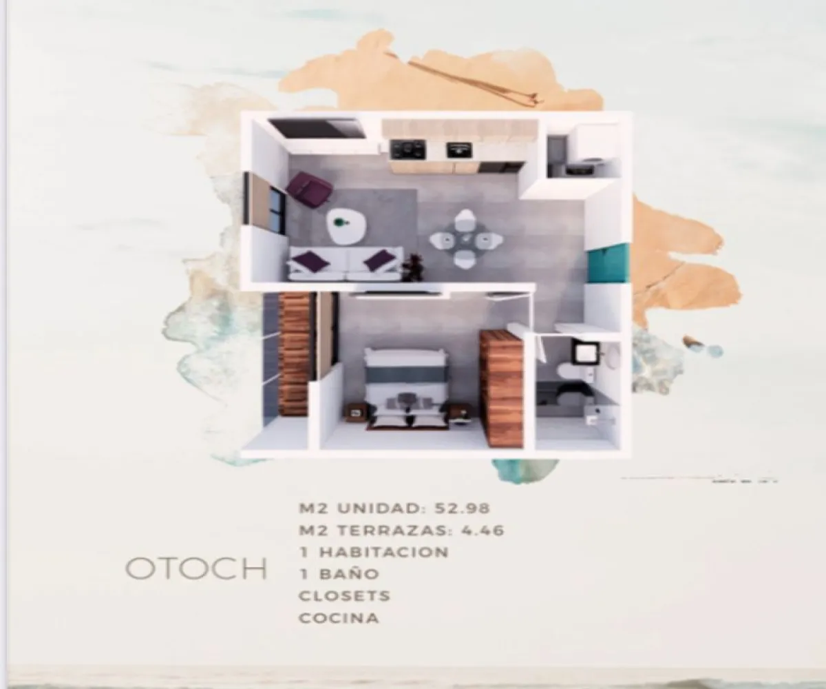 Departamento En Venta,Marina Mazatlán,Avenida del Estero S/N, Mazatlán, Sinaloa 82110, 1 Cuarto,1 Baño,Avenida del Estero,1,pjrPnL9